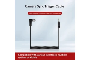 Godox Studio Flash Trigger Cable PC2.5/3.5 Connection for Outdoor Shooting PC Shutter Synchronization