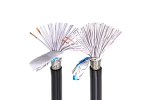 Kingyear Durable High-quality Multi-core Flat PVC Insulated Flexible Shielded Control Cable Pure Silver Conductor Customizable