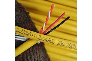 Zero buoyancy underwater cable High flexibility sea water proof 8-core signal cable Marine robot ROV watertight floating cable