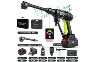 Personalised Custom 6 in 1 Nozzle 21V Cordless Electric Brushless Automatic Car Washing Machine in China