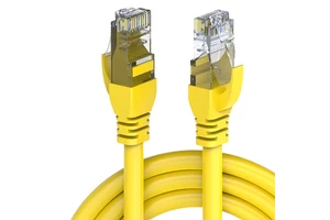 FCJ Outdoor FTP Cat6 Network Ethernet Cable OM3 Solid Copper Conductor Fast Stable 5m Length with 23awg SFTP Type 1m Extension
