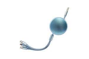 High Quality Custom Cable Flowing Fast USB Charging Cable Cell Phone Cord 3 in 1 Cable