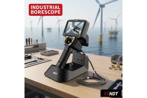 Portable Industrial Borescope 6mm Probe 2m Cable IP67 Waterproof 1080P Endoscope Camera hd for Offshore Wind Power Inspection
