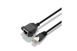 Network Cable Extension Cables RJ45 Computer Broadband Extension Connector CAT5 of Copper Male to Female