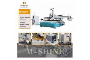 Stock Ready Oscillating Head CNC Router for Wood Foam and PVC Board Cutting Machine