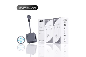 Factory Wholesale New Design Multi Outlets PD20W Fast Charging Magnetic Eu Cube Socket Extension Cable With USB C Power Strip