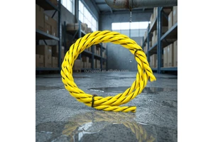 High Sensitive 5mm Non-locating 2-Pins Water Leak Detection Alarm Sensor Cable with Male Connector IP TCP Network