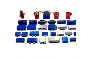 Sealing Various Connectors 40A D-sub 8W8 Hermetic Vacuum Feedthrough Customized Base Drawings Samples Provide Lifetime Warranty