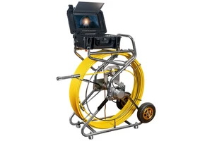 20m to 200m 9mm Cable 25mm HD 1080P Industrial Cctv Analog Camera System, Drain Sewer Pipe Inspection Camera With DVR