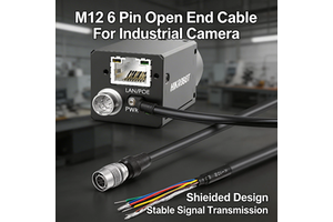 Hirose 12Pin Female to Open Cable HR10A Trigger Cable for Machine Vision Camera