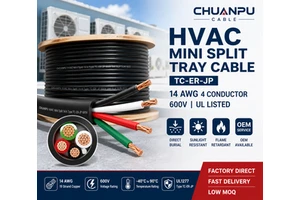 14/4 AWG Stranded TC-ER 600V Mini-Split Cable