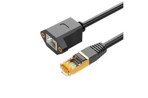 Factory RJ45 Extension Cable Male to Female Cat6 Network Cable with PVC/LSZH Jacket 500MHz Bandwidth 10GBASE-T