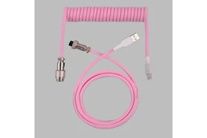 Custom Keyboard Cable Braided Coiled USB-C Nylon and PVC Jacket for Mechanical Gaming Keyboard