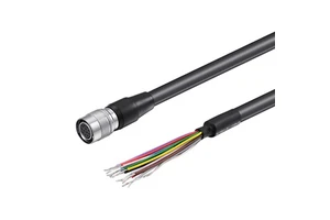 Industrial Camera IO Trigger Basler Color Beumer 6-Core Hole for Circular Connector