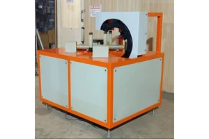 RV Automatic PLC & Engine Driven Electric Motor & Gear Cable Coil Wrapping Machine Horizontal with Frequency 50 Hz 220V