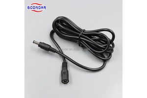 SCONDAR Custom Wire Harness DC Power Extension Cable Male Female 5.5mm 2.1mm Jack Connector Cord For CCTV Camera LED Strip Light