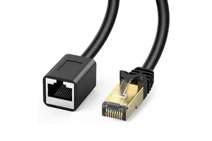 Gold plating Extension 8p8c Rj45 Male To Female UTP FTP SFTP Shielded Ethernet Rj45 Connector Network Cable