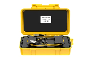 OTDR Launch Cable Box 1KM SC/UPC-SC/APC SM 9/125 OTDR Fiber Optic Tester Extension Cord Dead Zone Eliminator