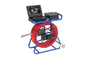 9mm Diameter100M Cable10 Inch IPS 1080P Sewer Pipe Inspection Camera with 100M Self-Leveling 512HZ Locator Meter Counter