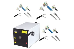 Automatic Cable Twister with Brush for Braided Shield Layer Fast Brushing and Twisting in One