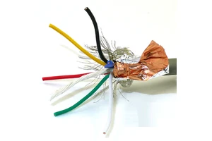 TRVVPS PUR Jacket High Flexible Communication Cable Anti-interference Shielded Network Wire for EtherCAT Bus System