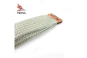 High-Conductivity Tinned Copper Braided Bus Bar Flex Links Industrial Conductive Connectors for Semiconductor