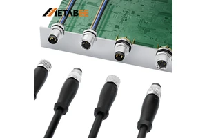 M8 6pin Cable M8 5 Pin 6Pin CAN Bus Cable for Industrial Control and Automation