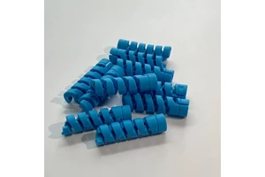Durable Spiral Silicone Cord Protector, Anti-Bending Design Protect Charging Cables From Breaking for Mobile Phones & Laptops