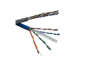Category 6 Gigabit Shielded 23AWG Solid Copper Network Extension Cable RJ45 Connection