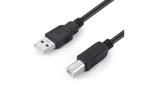 USB2.0 Male B To Male Printer Data Cable Nickel Plated PVC Jacket For Computer Printer Scanner Camera Black AM BM USB 2.0 Cable