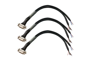 Signal Control Cable 15cm PVC Custom Servo Motor Power Supply Encoder Data Line for Machine Tool