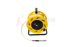 Large Diameter Stainless Steel Water Level Gauge with Wheels 500m Steel Ruler Deep Well Water Level Sensor Probe Measurements
