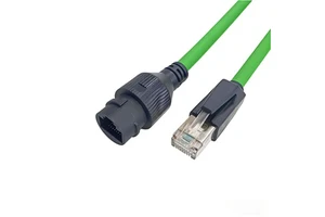 HUA Electronic Network Twisted Pair Cable Extension Line RJ45 Adapter Gigabit Ports Male/Female IP67 Rated PVC Jacket