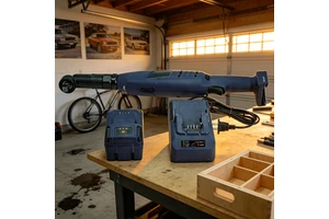High-Performance Ergonomic Cordless Angle Screwdriver, Adjustable Torque, Brushless 20V Li-Ion, SY-TLV-50SC