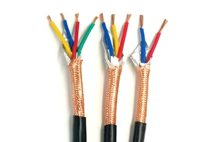Pure Copper Multi-Core Shielded Cable 2 4 6 8 10 Cores Flexible Control Electrical Application Cable