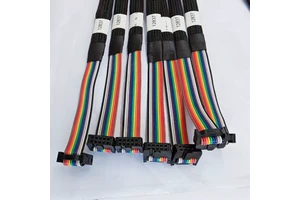 Customized Robot Wiring Harness Ribbon Cable FFC Flat Cable PTFE Computer Grey Wire Harness Assembly Home Appliance Machines