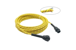 4 Cores Yellow Water Leak Detector Rope Line Sensing Cable for Alarm Systems CE FCC RoHS Certified Tuya App Supported Cable