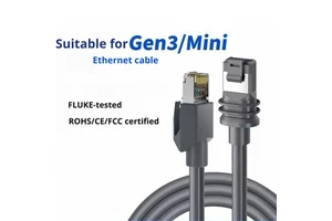 46m Starlink Gen 3 Cable High-Speed Weatherproof CAT6 Replacement Extension Cord Long Ethernet Cable for Outdoor Accessories