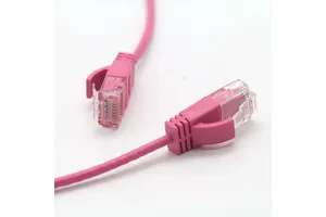 UFRIEND Factory Custom Multi Colors Super Slim CAT5e Ethernet Patch Cable RJ45 Male to Male Lan Extension UTP PVC RoHS Certified