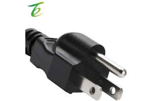 3 Fork Heavy Duty Universal AC Equipment Replacement Power Cord Cable Kit 110V Pigtail