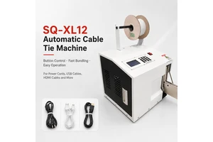 Fully Automatic Cable Tying Machine 30-60 mm Adjustable Diameter 0.6s 750W for Power Cord Wire Bundling