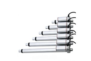 800mm Hot Sale Foot Mount Brush DC Motor IP54 4000 RPM Aluminum Alloy Electric Linear Actuator DC Motor