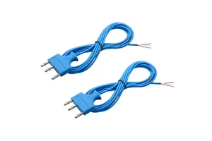 Medical Equipment Power Cord Blue 3-core High-frequency Electric Scalpel Plug Connected Power Extension Cord Kebaolong I1-252