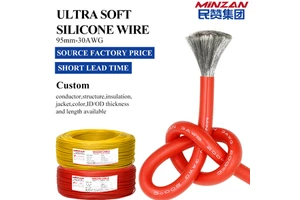 Red Black Yellow Blue Green AWM3135 2 3 4 6 8 10 12 14 AWG Soft Silicone Cable Electric Wire