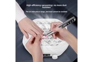4200RPM RechargeableNail Dust Collector 10 Speed Cordless NailVacuum Cleaner PortableNailSuctionMachine ForSalon Home Beauty Use