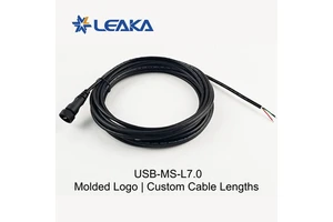 Factory Custom Micro-USB Waterproof Cable 7m High-Flex TPU Power Wire Harness for Industrial Sensor Camera Automation
