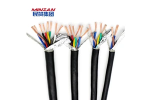 RVVSP Rs485 Cable Wire 2/3/4/5/6 Core 18awg 20awg 22awg 24awg 26awg Rs485 Shielded Twisted Pair Copper Shielded Cable 4pair