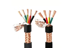 Professional ISO9001 Approved CE Certified Multi Core Flexible Copper Braid Signal Transmission Shielded Control Cable