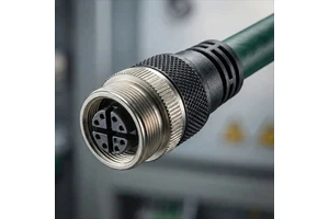 M12 8Pin X-Code to RJ45 Cat6 High-Speed Copper Ethernet Network Cable PVC Industrial Use for CCTV IP Camera Systems