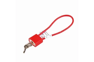380mm Cable Factory Direct Wholesale Price High Security Wire Trigger Gun Cable Lock with Key Gun Lock